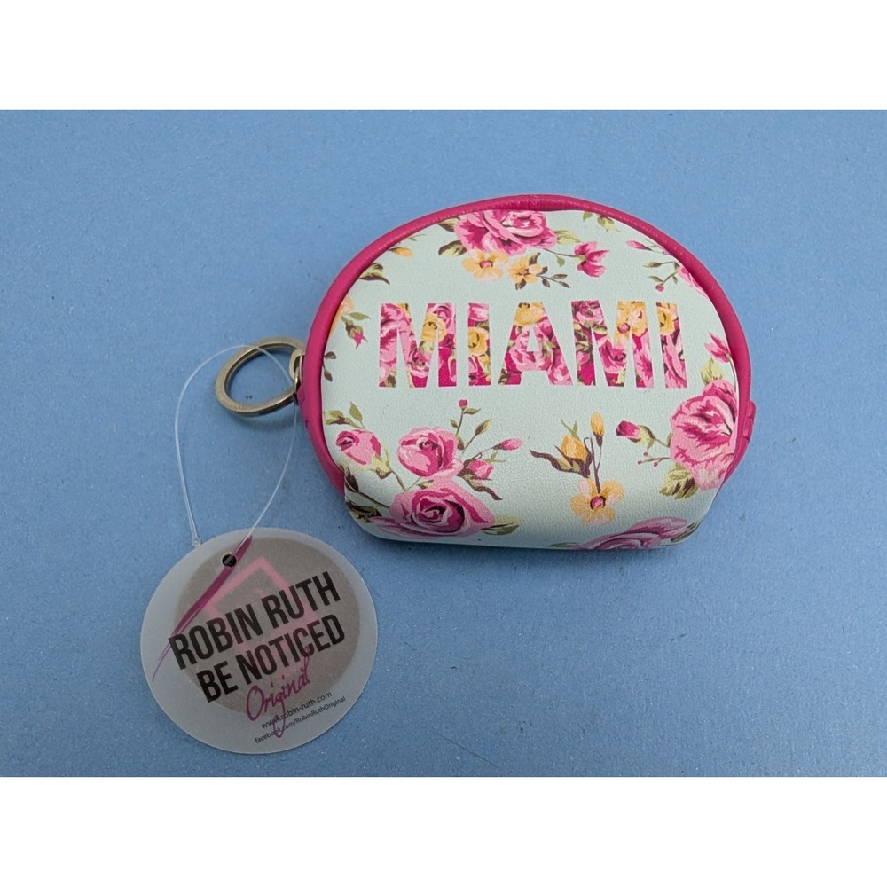 Robin Ruth Miami Florida Tropic Coin Purse Pouch Bag NWT
